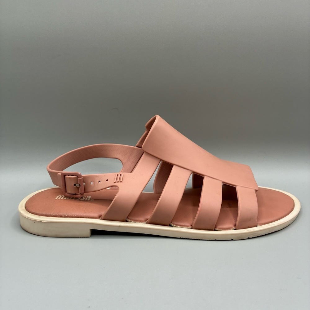 Melissa Boemia Jelly Sandals Women’s 8 Nude Pink Open Toe Slip On